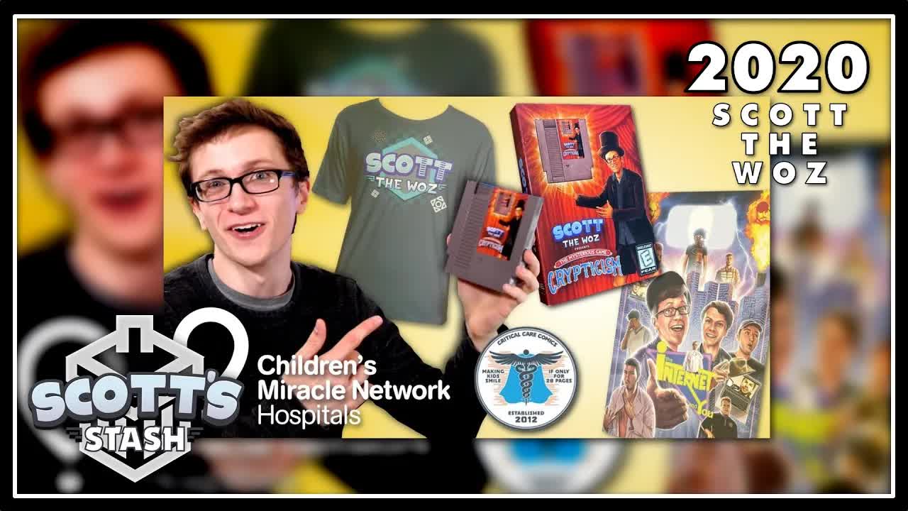 (Ended) Scott The Woz Merchandise for Charity Bonanza (2020)